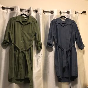 2 Brand New lightweight dresses with fabric tie